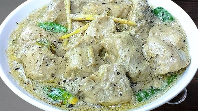 White Chicken Makhni Karahi Full